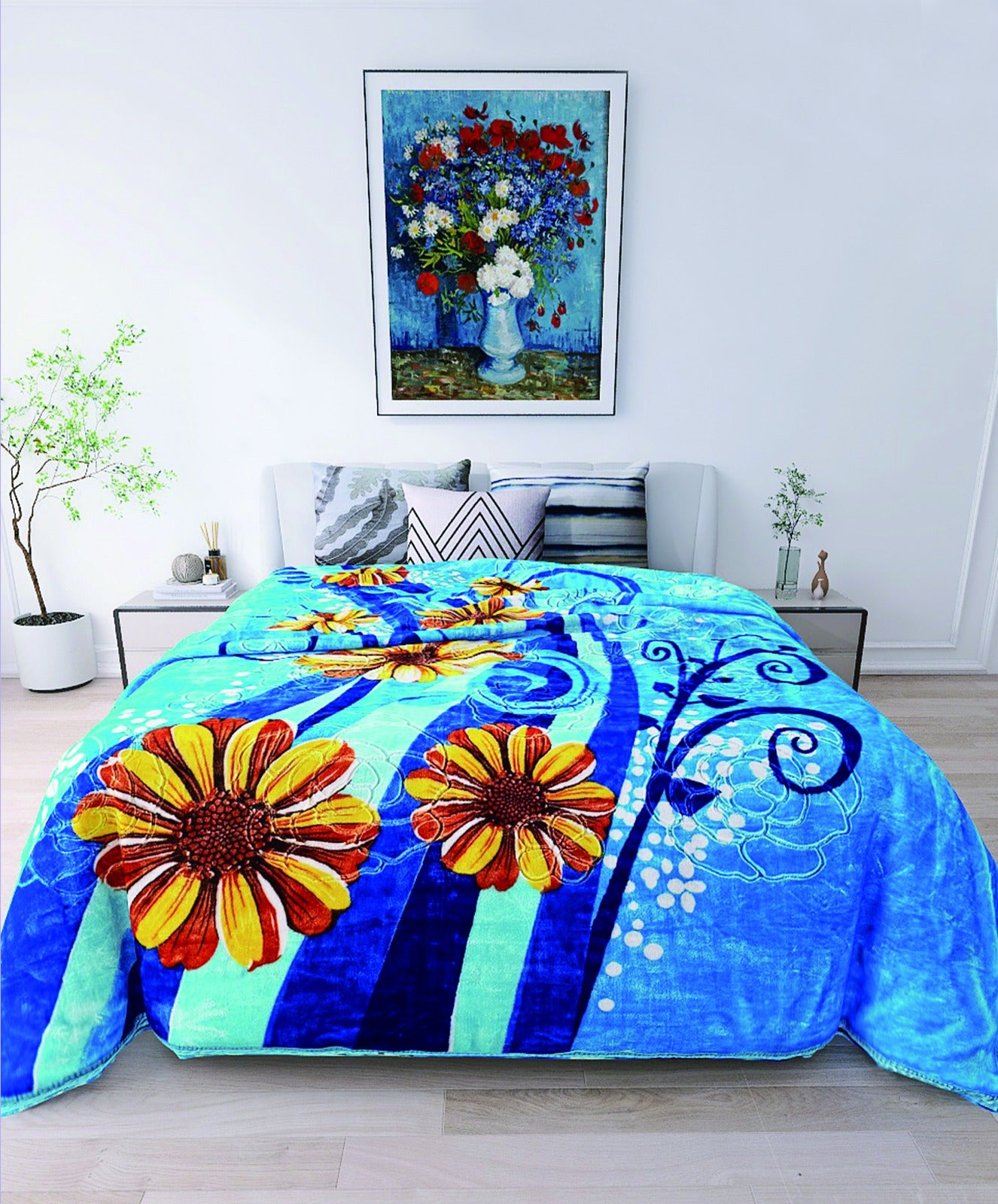 Logain Blanket ( Light Blue)