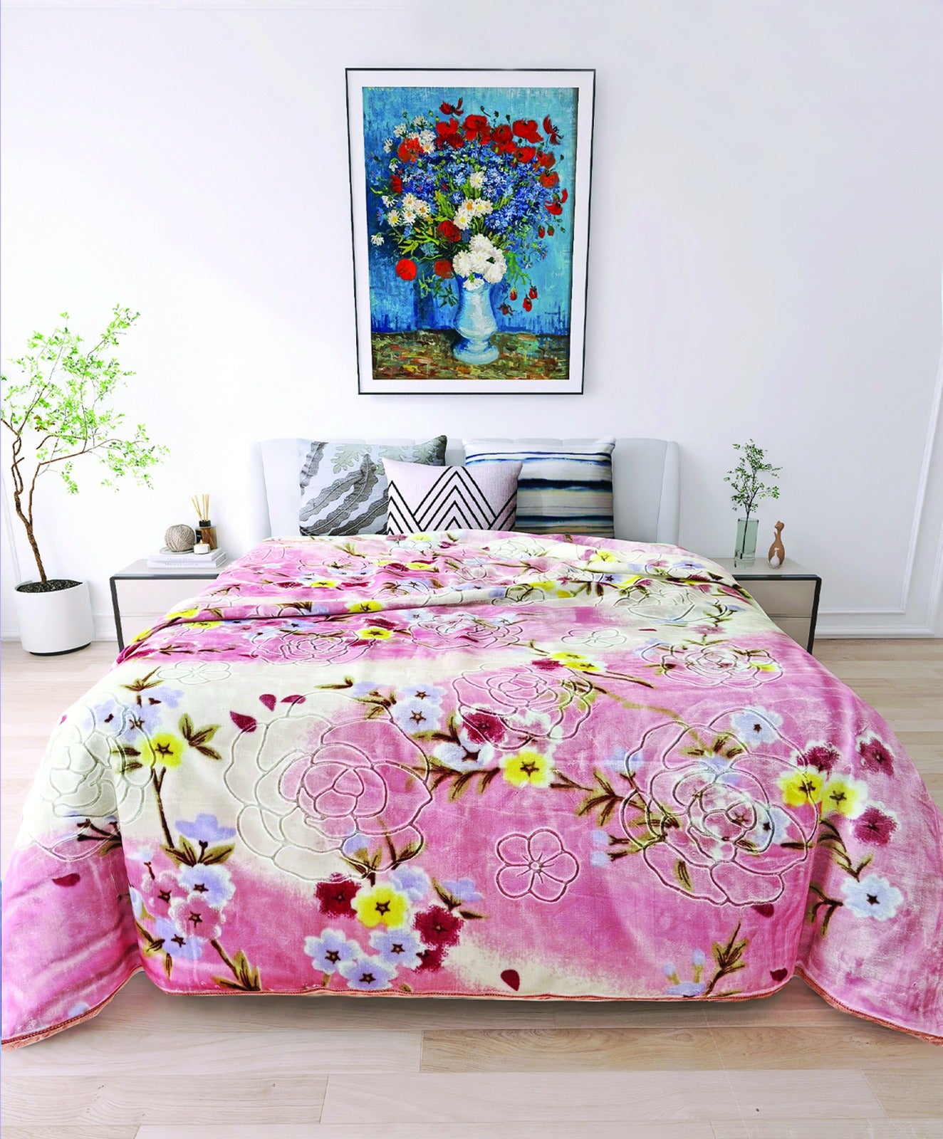 Logain Blanket (Light Pink)
