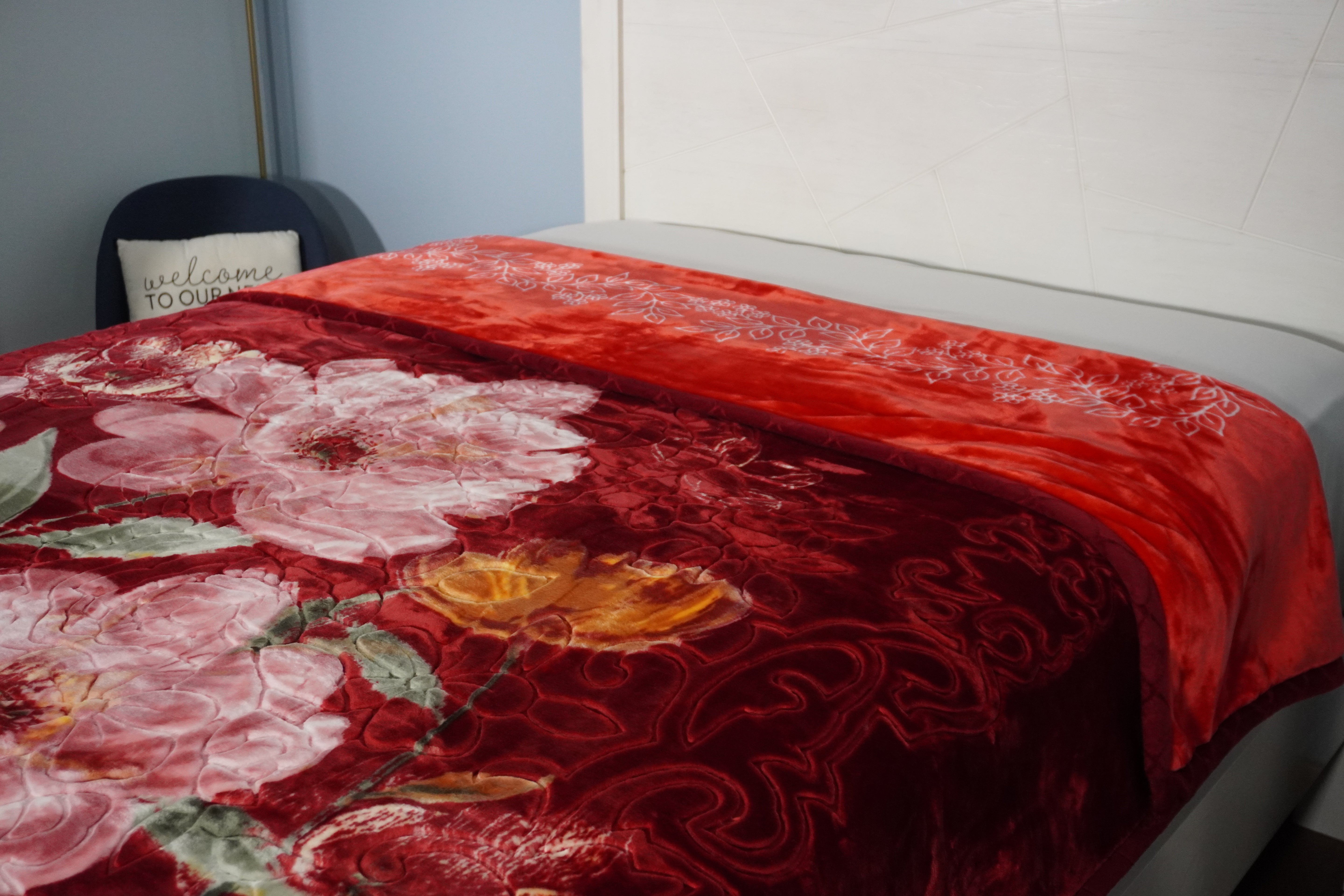 Istanbul-Blankets(Burgundy)