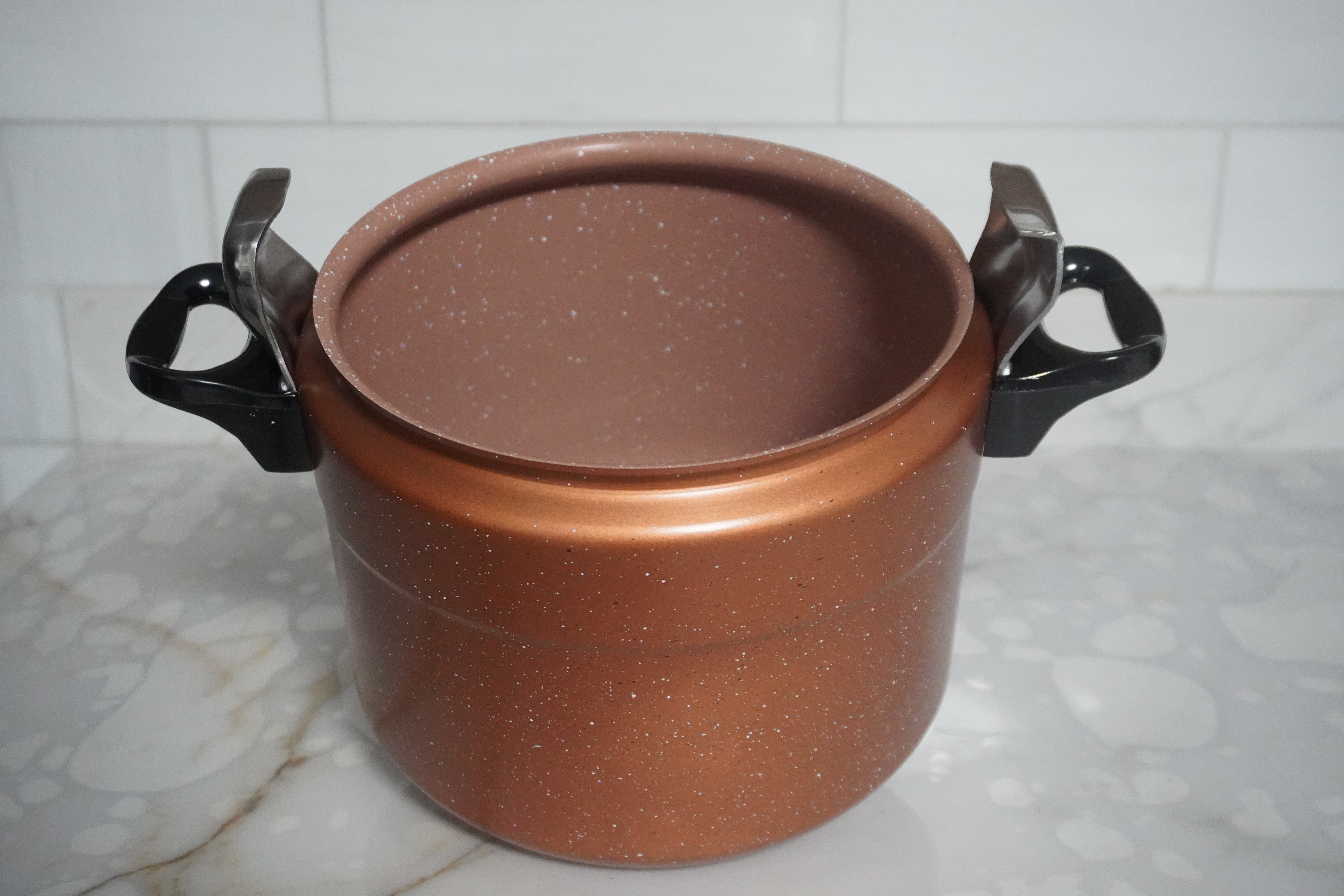 Aluminum Pressure Cooker 8L (Orange)