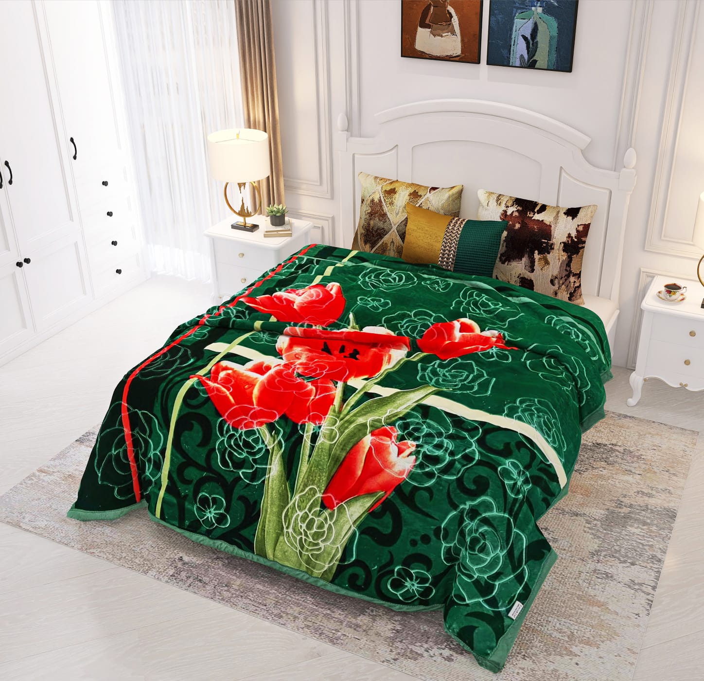 Logain Blanket (Green )