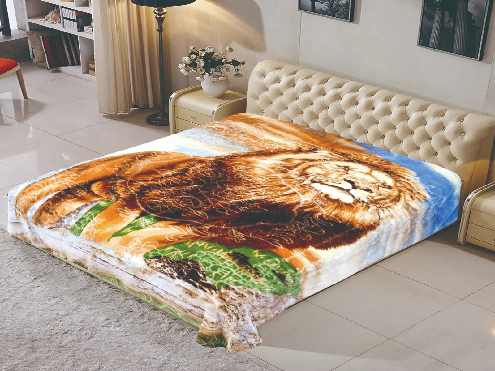 Rayyan Blanket (Beige )