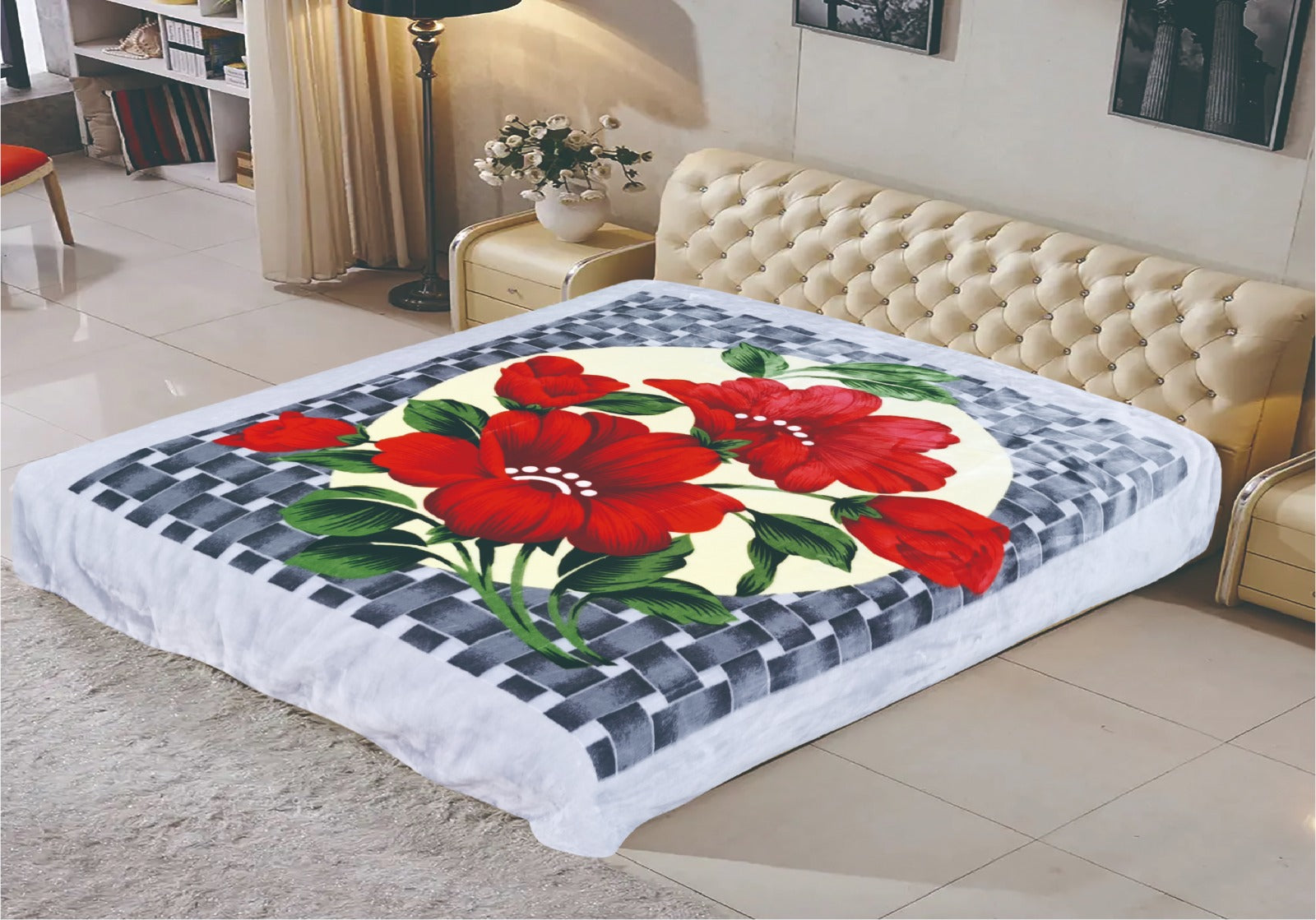 Rayyan Blanket (gray)