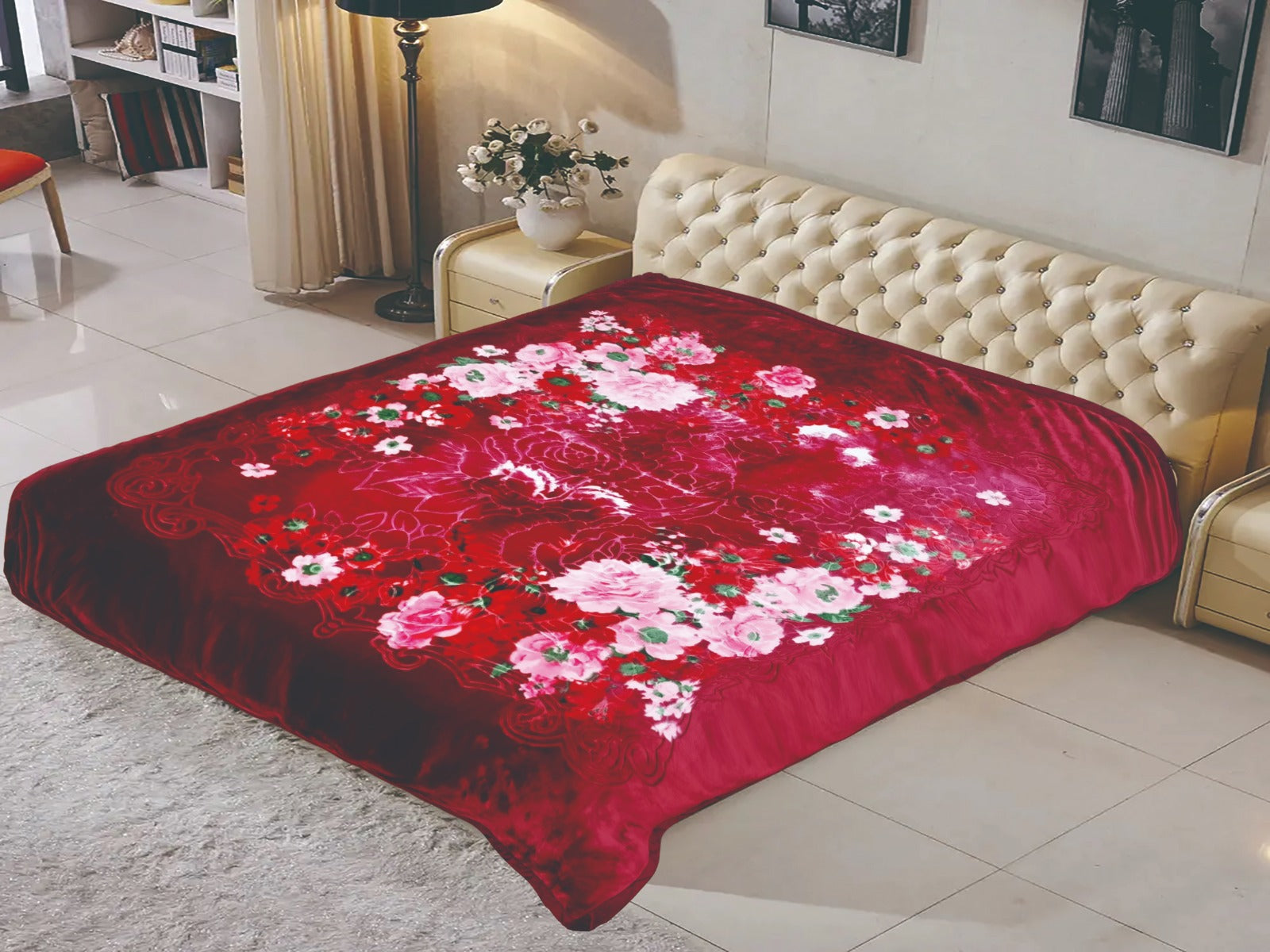 Istanbul-Blankets(Burgundy)