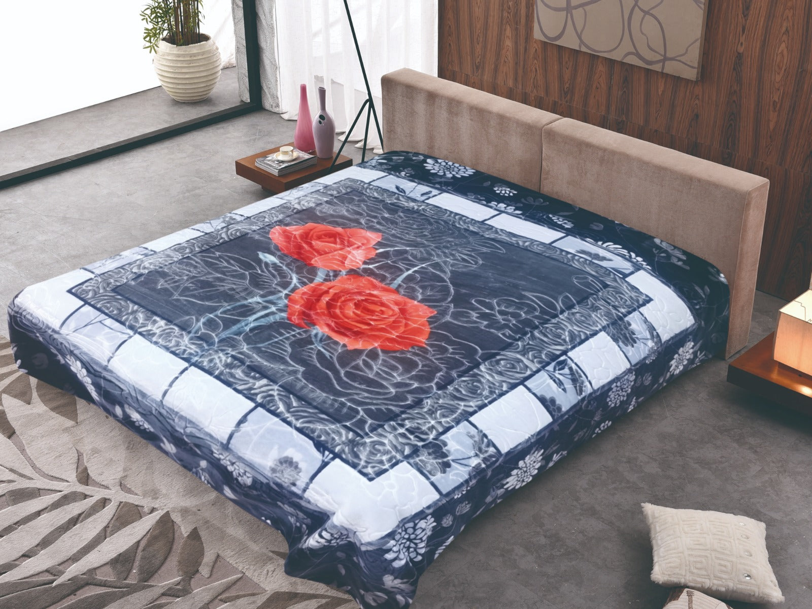 Istanbul-Blankets(Dark blue )