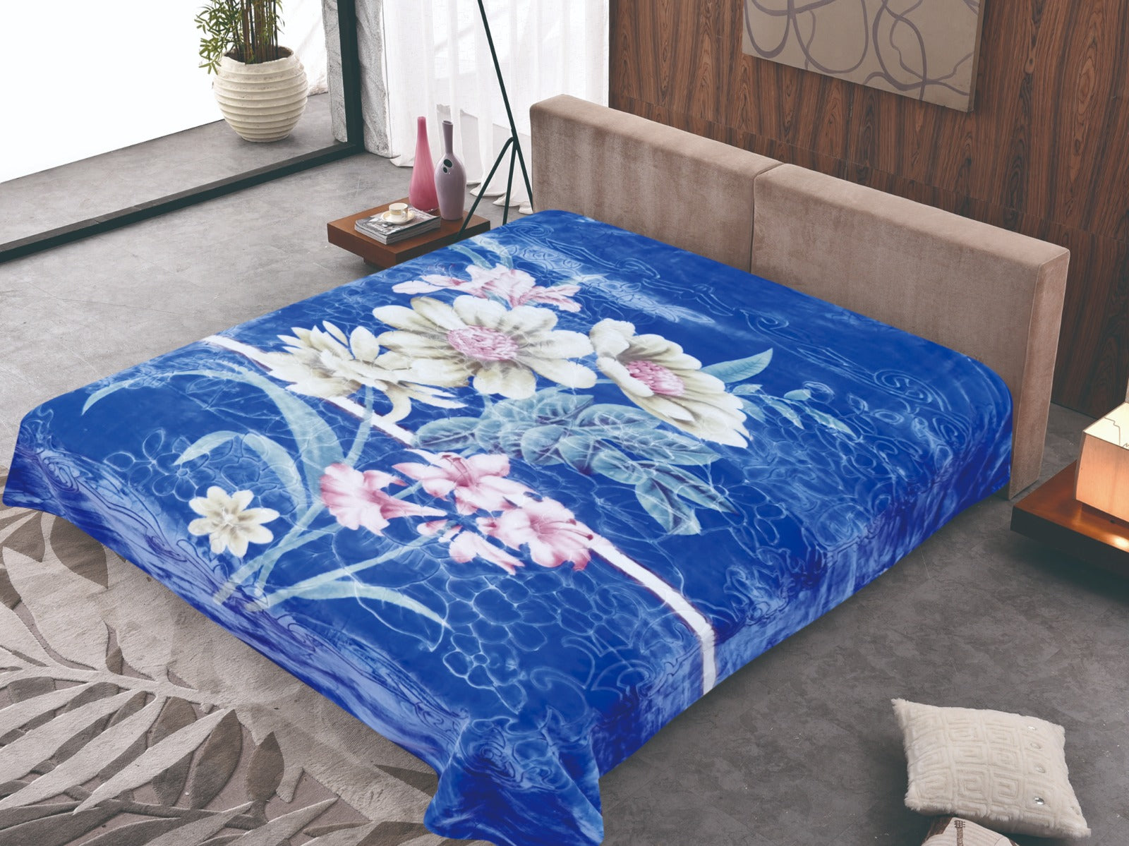 Istanbul-Blankets(Royal blue)