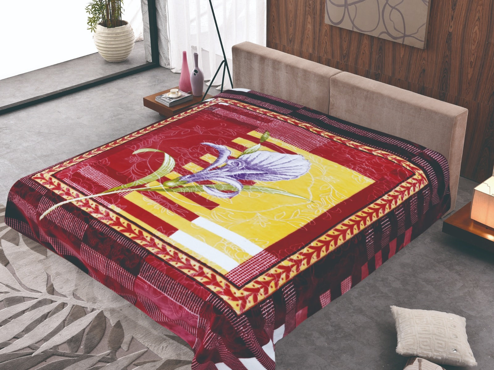 Lemar Blanket (Burgundy)
