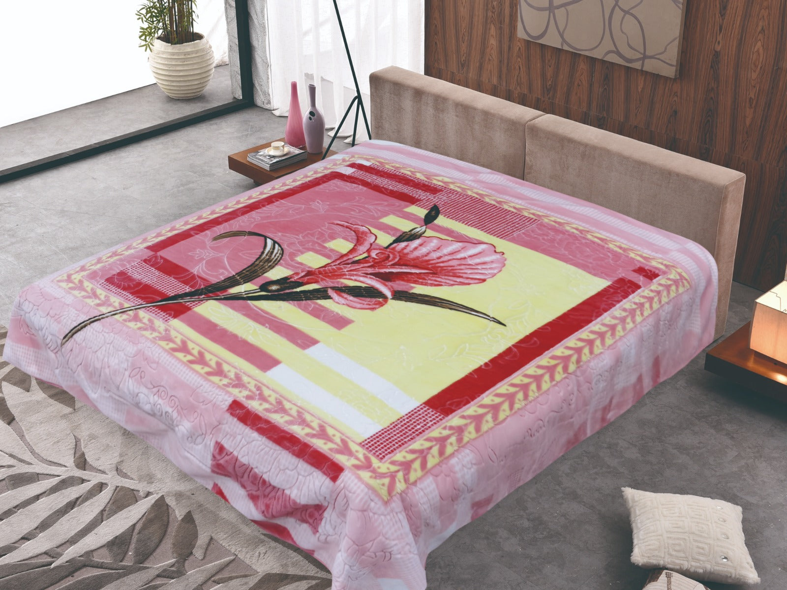 Lemar Blanket (Light Pink )