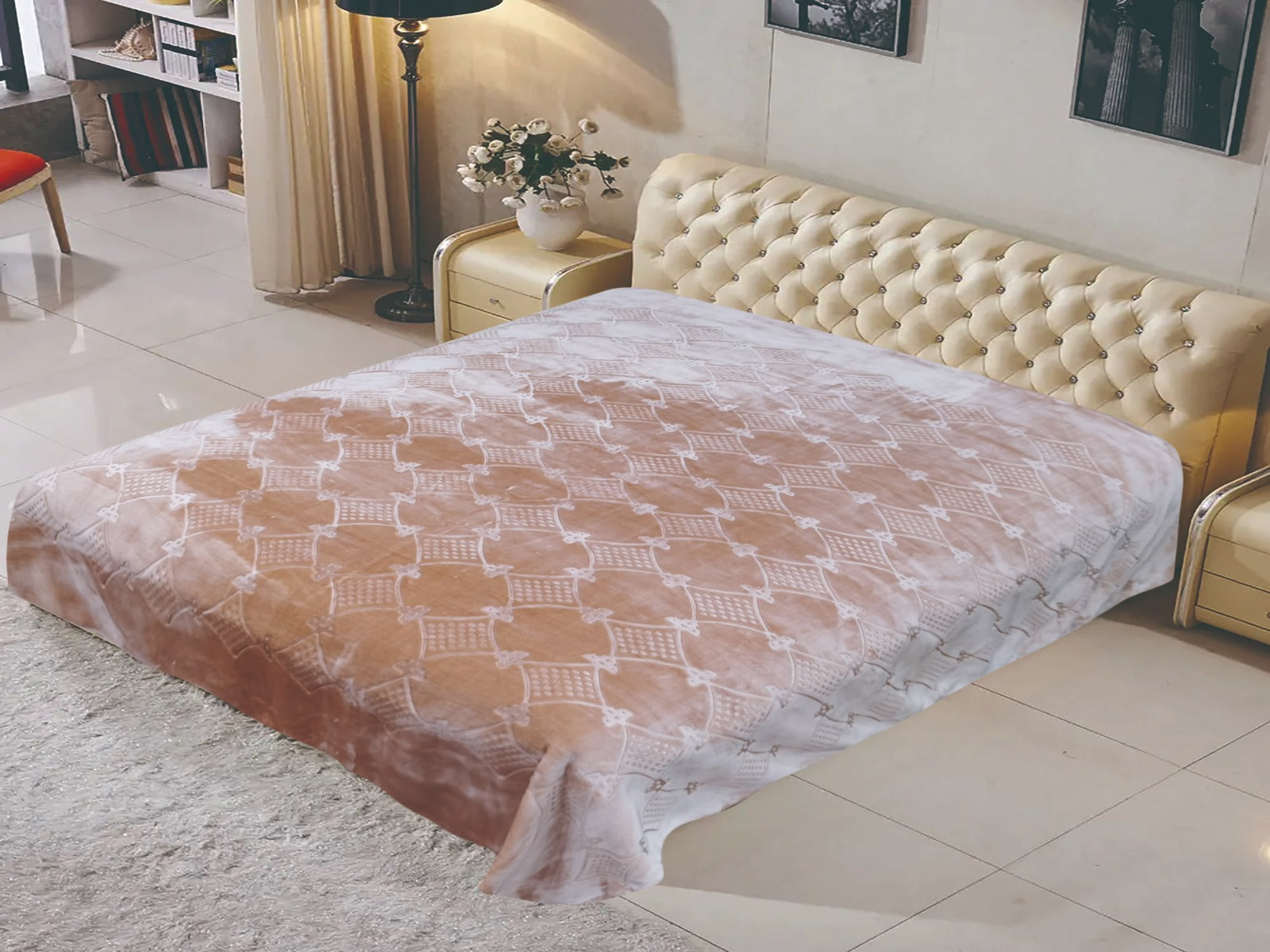 Rayyan Blanket (Beige )