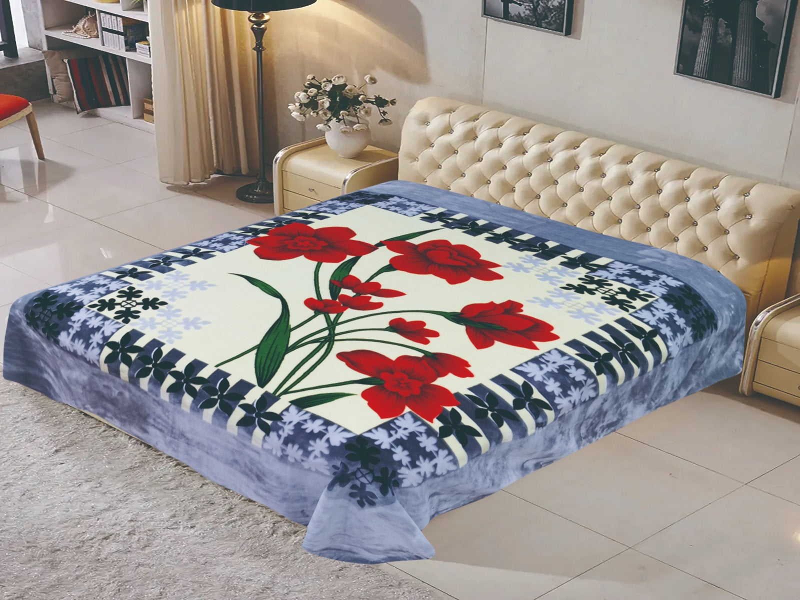Rayyan Blanket (gray )