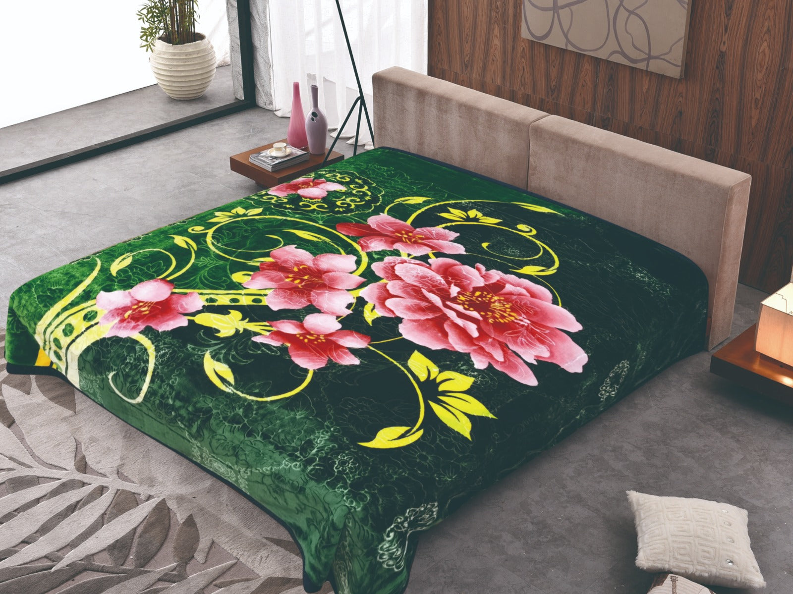 Trabzon Blanket (Dark green)
