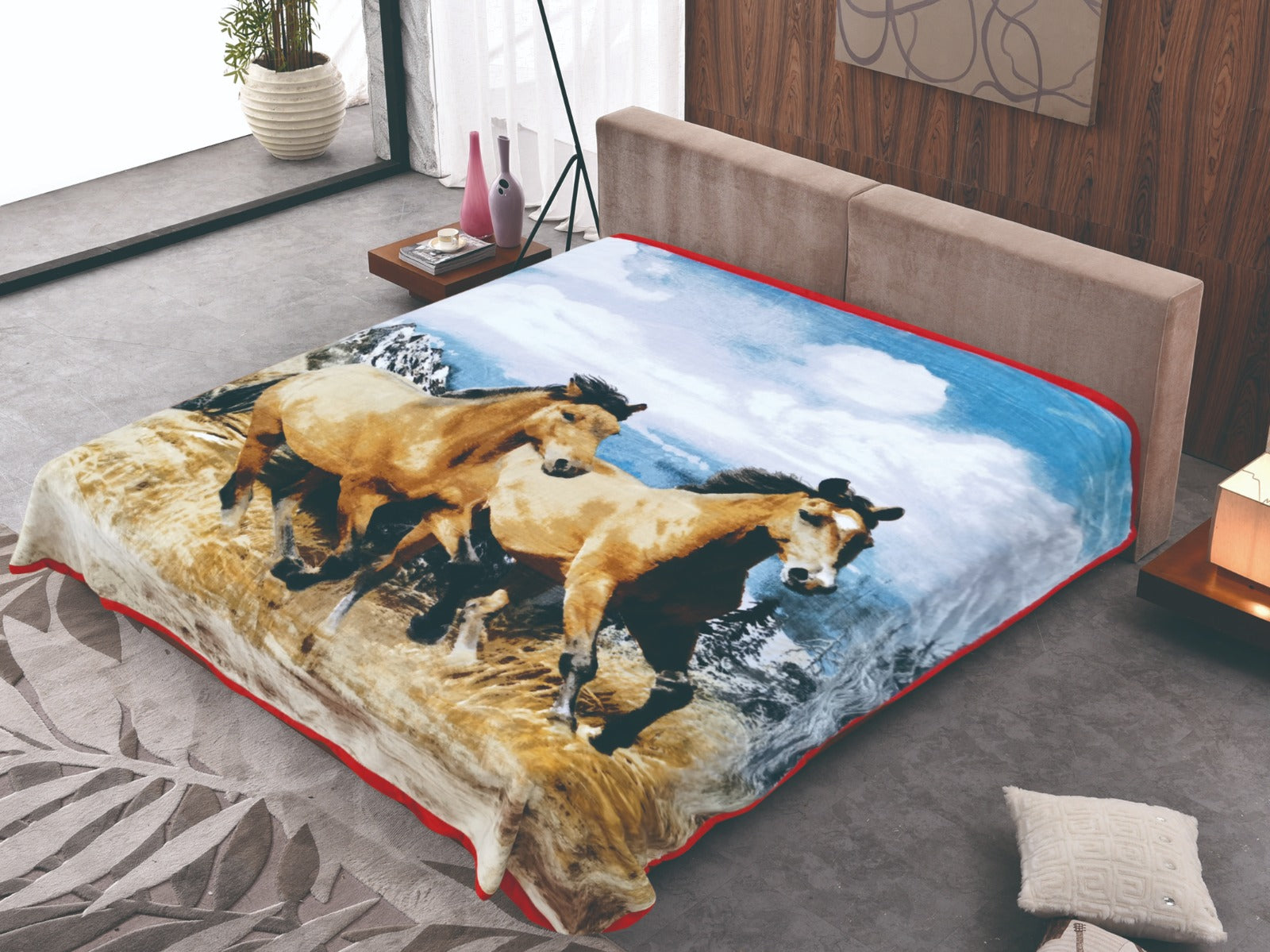 Trabzon Blanket (Blue )