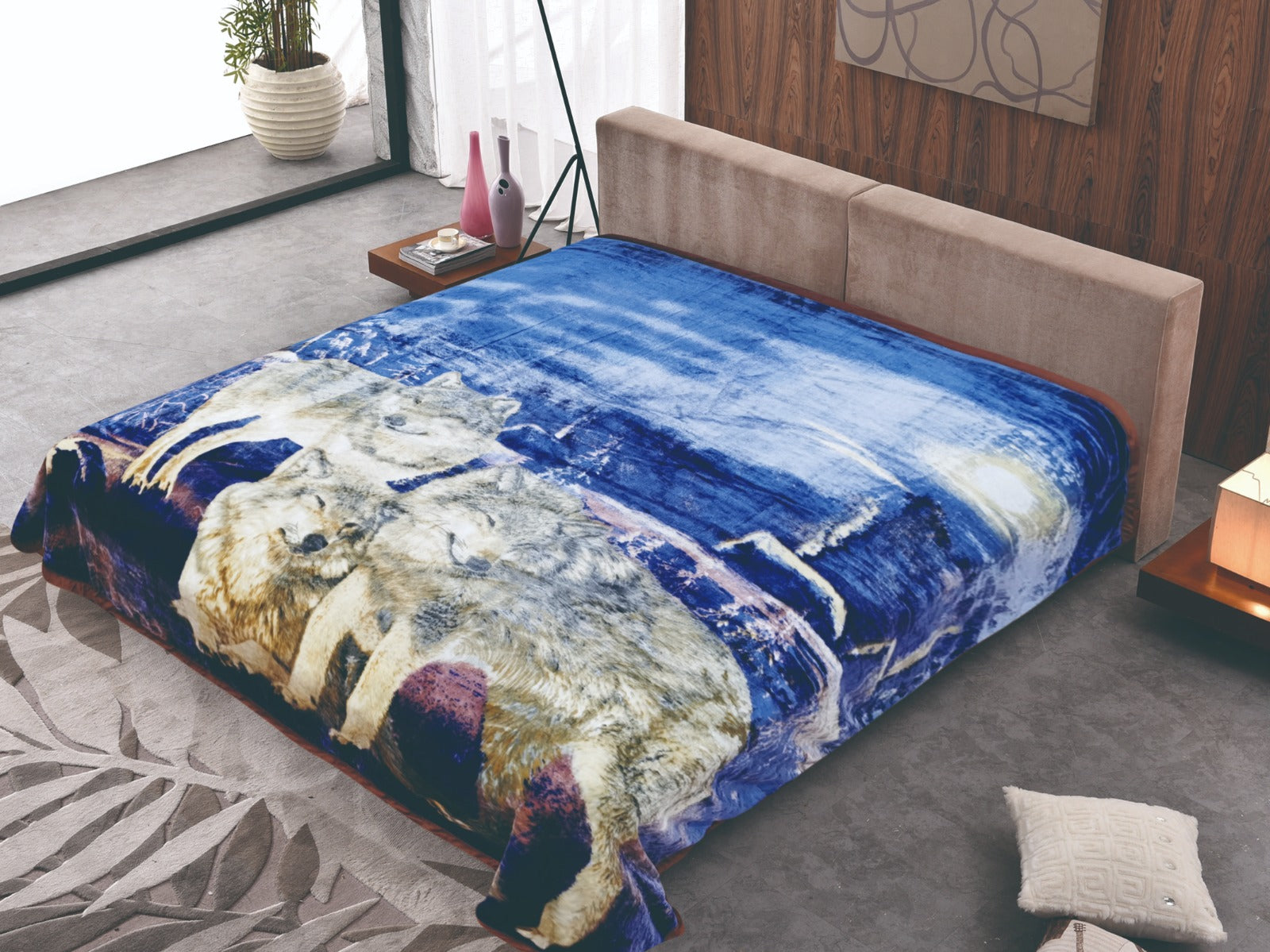 Trabzon Blanket (Blue )