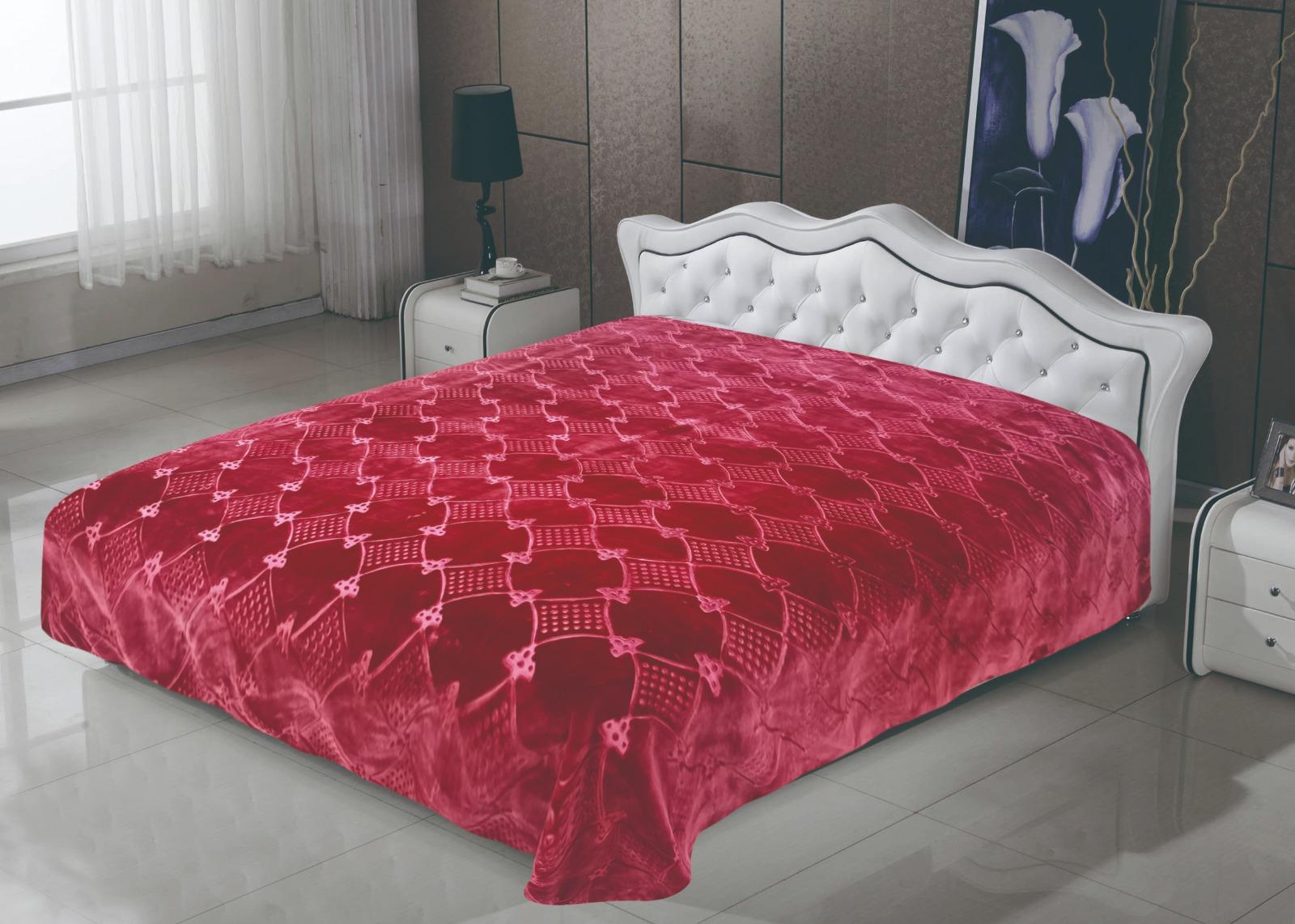 Rayyan Blanket (Burgundy )