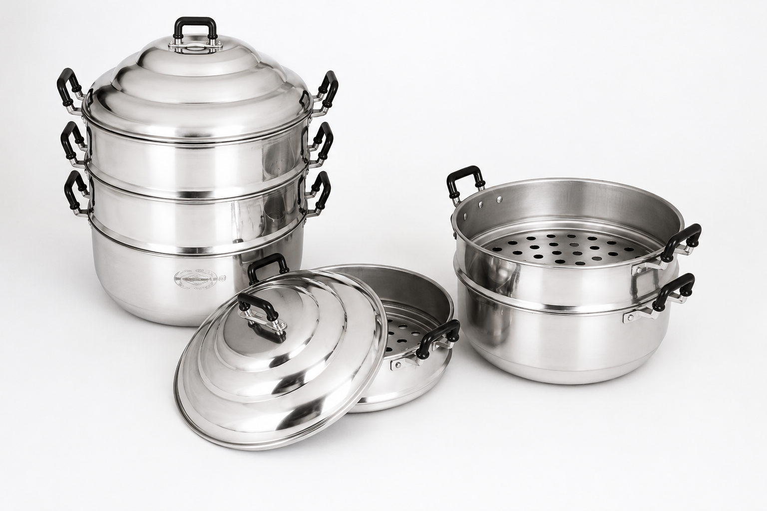3 Layer Chinese Steamer 30cm