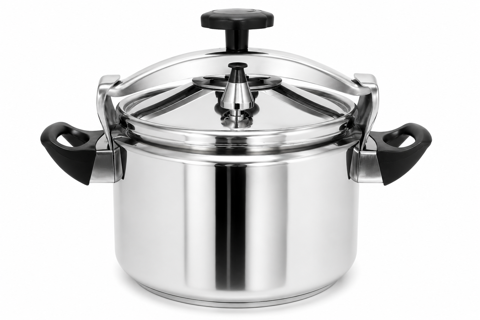 Stainless Steel Pressure Cooker 6L (Silver)