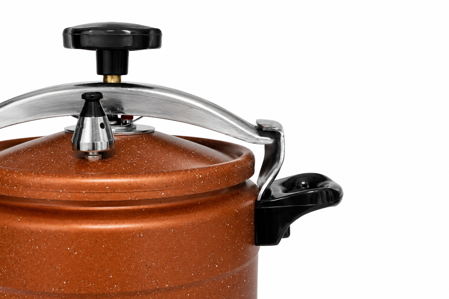 Aluminum Pressure Cooker 10L (Orange)