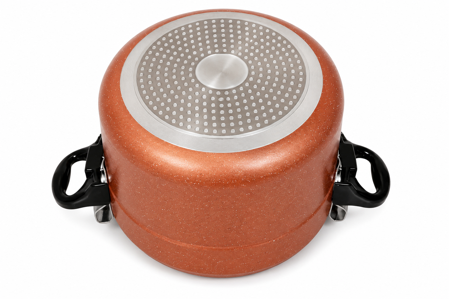 Aluminum Pressure Cooker 8L (Orange)