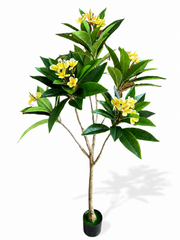 Artificial Yellow Frangipani Tree