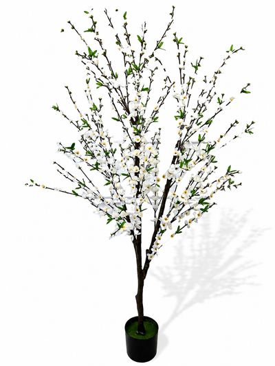 Artificial White Blossom Tree