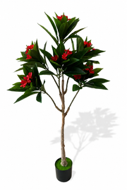 Artificial Red Frangipani Tree