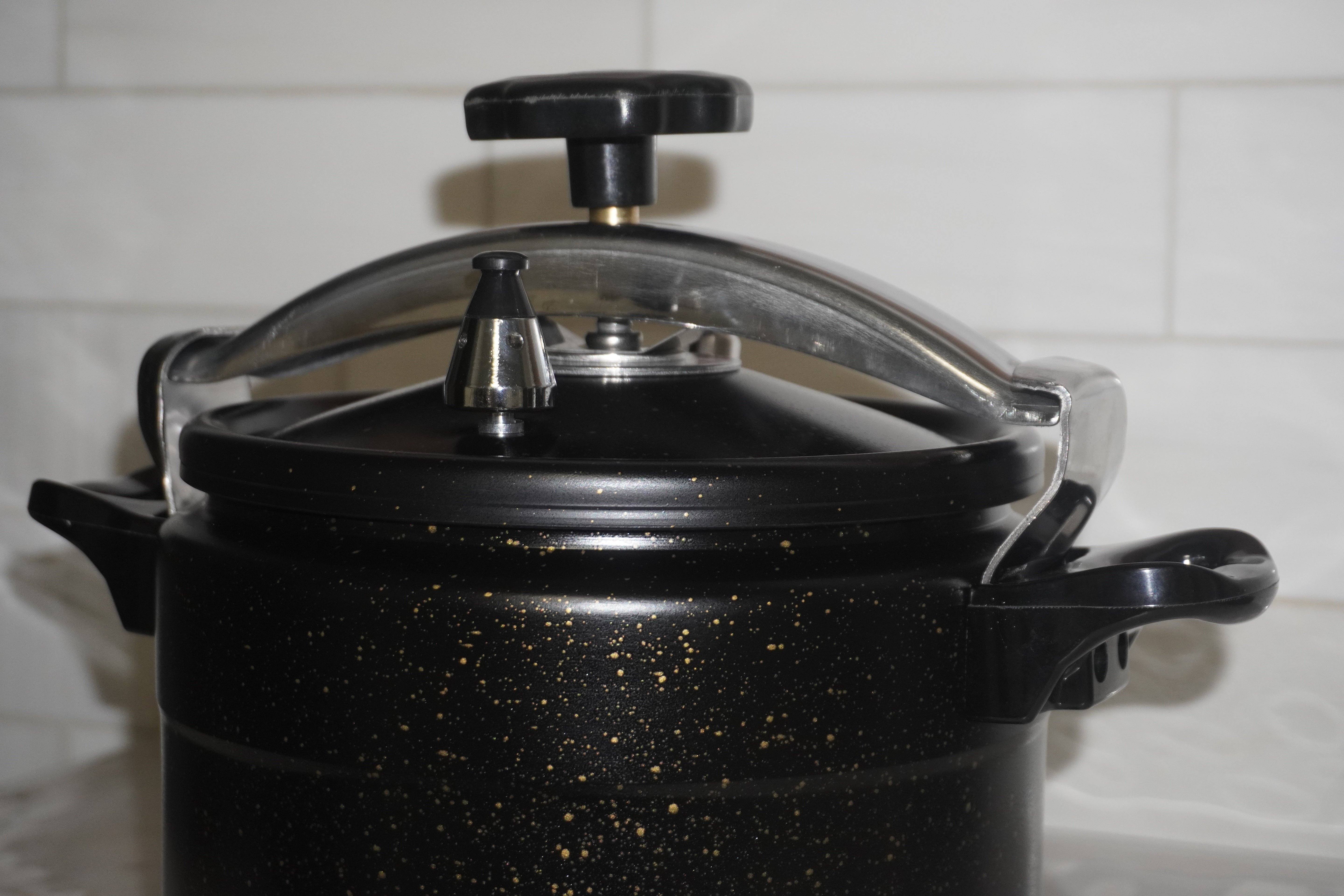 Aluminum Pressure Cooker 10L (Black)