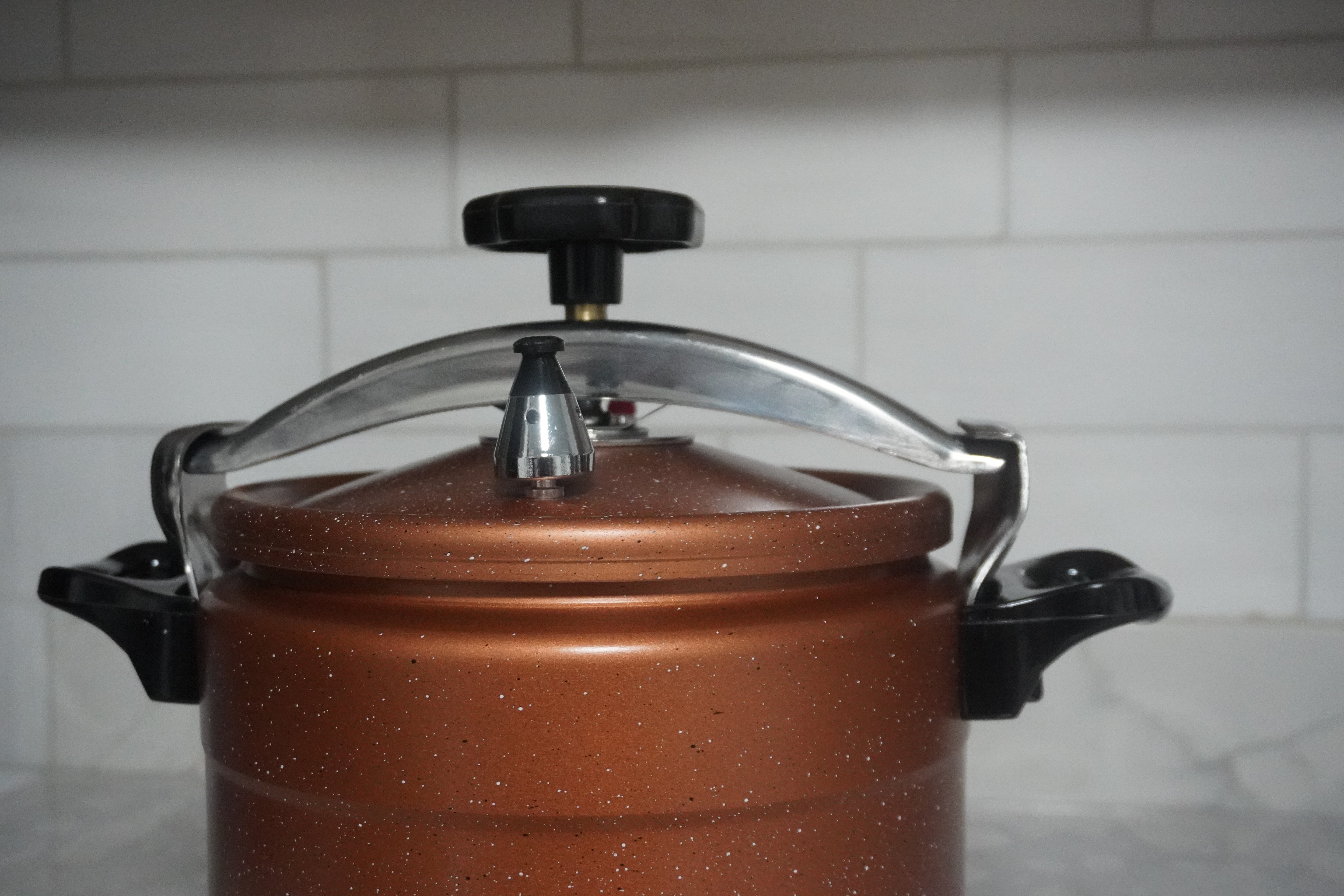 Aluminum Pressure Cooker 12L (Orange)