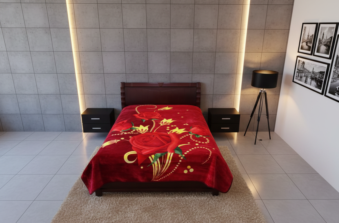 Rayyan Blanket (red)