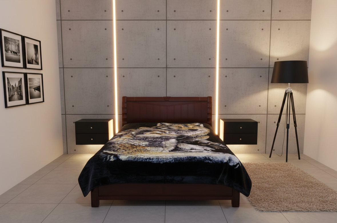 Rayyan Blanket (Black)