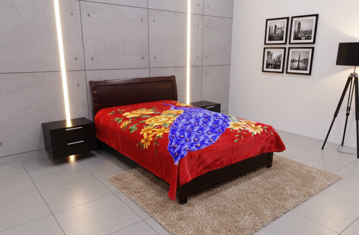 Rayyan Blanket (Red  )