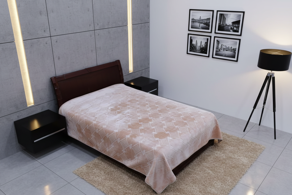 Rayyan Blanket (Beige )