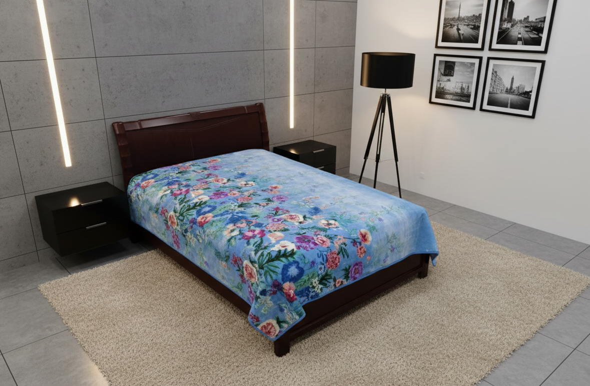 Rayyan Blanket (Sky blue)