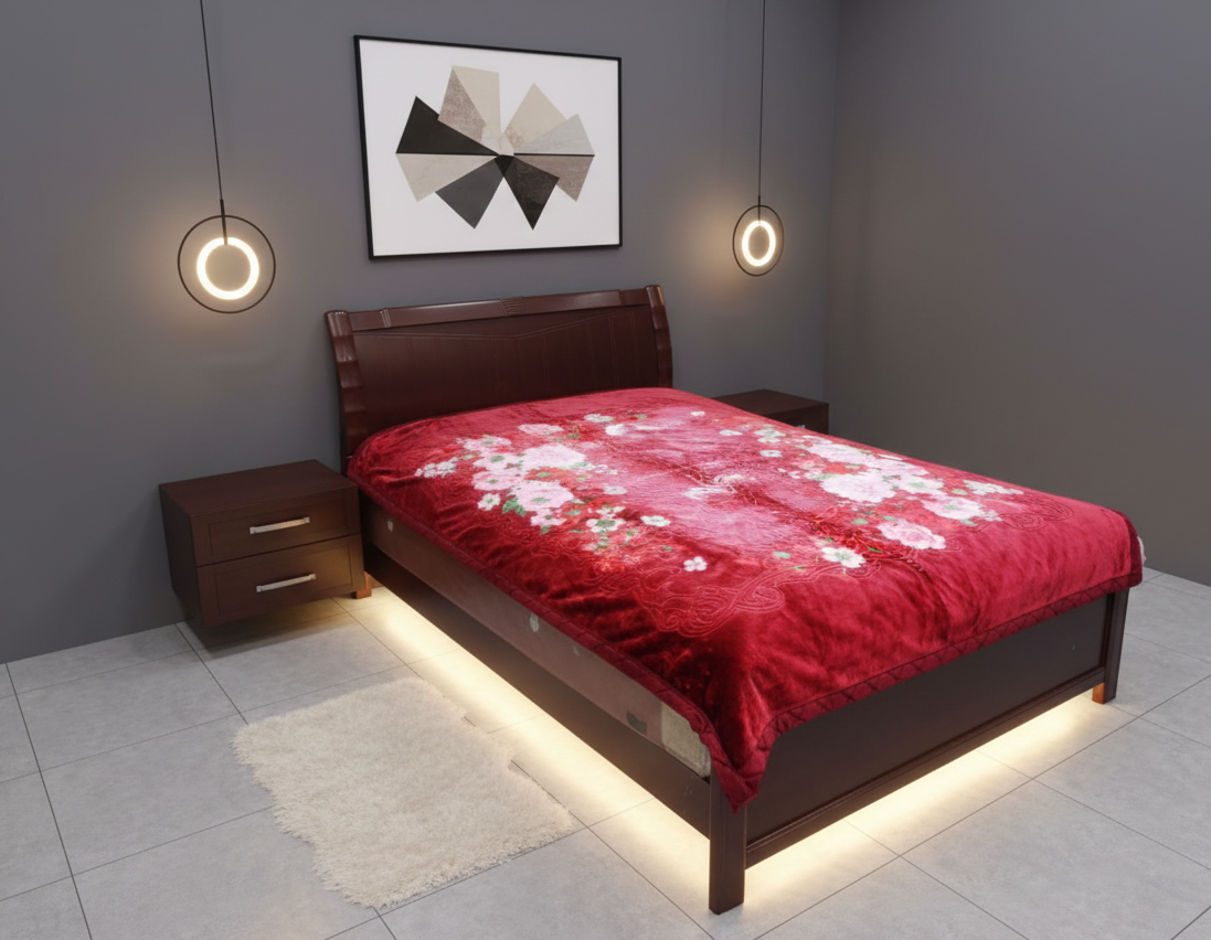 Istanbul-Blankets(Burgundy)