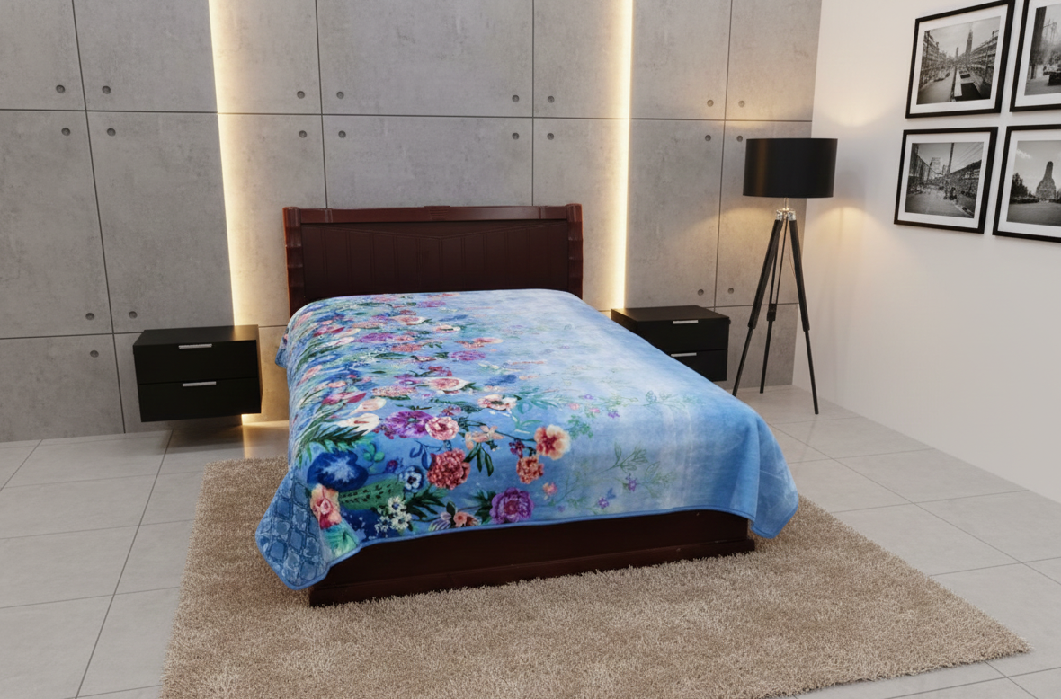 Rayyan Blanket (Sky blue)