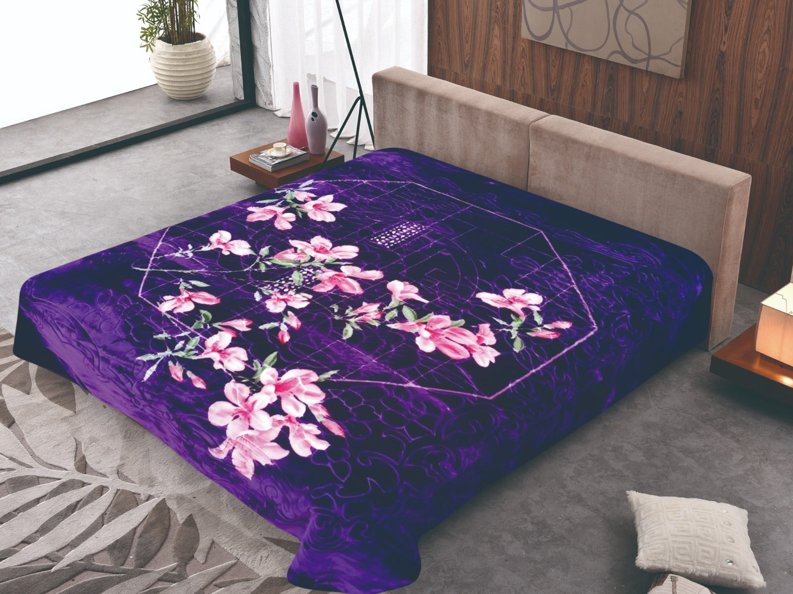 Istanbul-Blankets(Dark purple)
