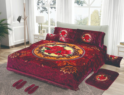 Istanbul-Blankets(Burgundy)